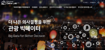 거대자료 활용 관광유형 분석 서비스 ‘한국관광 데이터연구소’ 운영