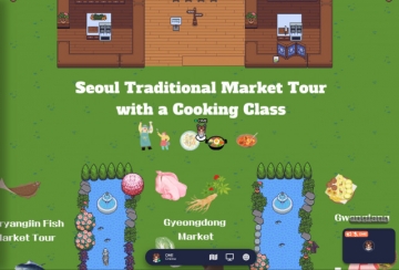 오미요리연구소, 서울 주요 전통시장 5곳, 메타버스 플랫폼을 통해 간접 체험