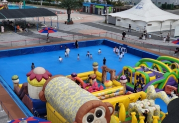 군산 소룡동 야외수영장, 어린이 놀이 낙원으로 변신