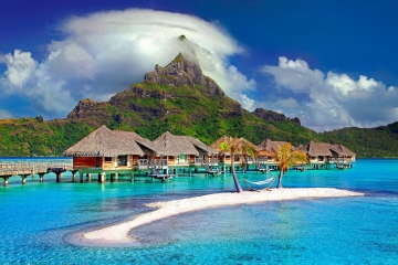 세계의 명소...타히티와 보라보라섬, 낭만 가득한 꿈의 휴양지