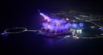 [UAE] 라스 알 카이마 2019 신년 전야 불꽃축제, 알 마르잔 섬 따라 13킬로미터 불꽃 향연